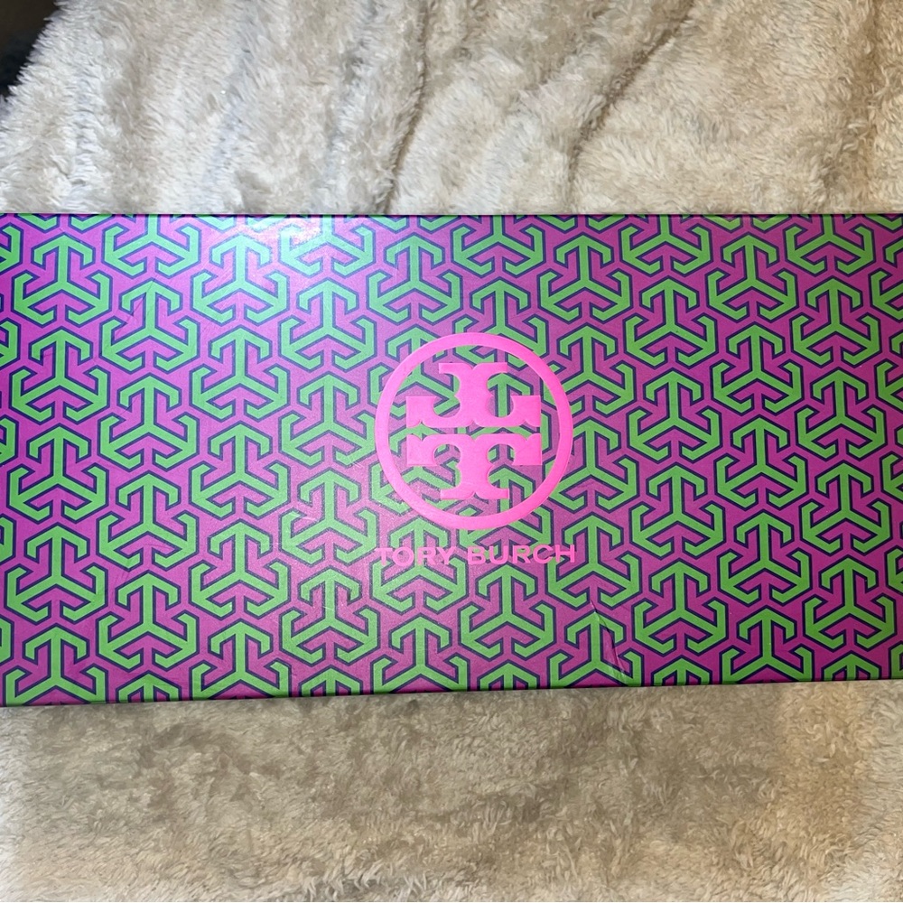 Tory Burch Gold and White Thank You Card